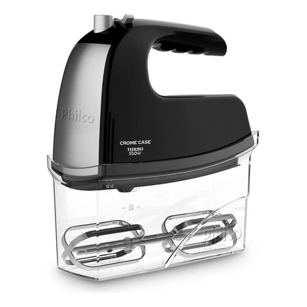 Batedeira Portátil Pbt450p Crome Case 550w Preta Philco Cor Preto Frequência 60hz Batedeira Portátil Pbt450p Crome Case 550w Preta Philco Cor Preto Frequência 60hz