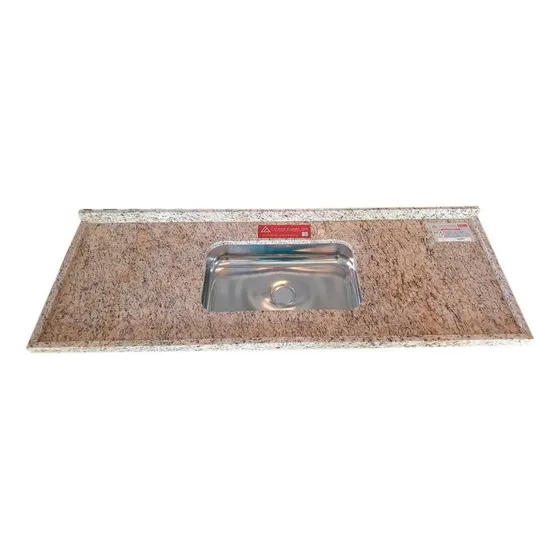 Pia De Cozinha Granito 160 Cm Santa Cecilia Standard Hc