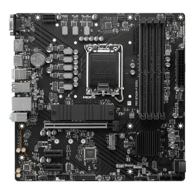 Tarjeta Madre Msi Pro B760m-p M.2 Pcie 4.0 Ddr5 4x128 6800+
