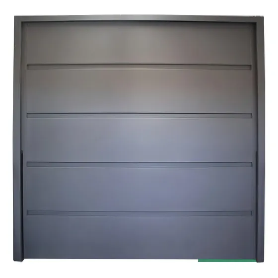 Porton Manual En Chapa Plegada Levadizo 2.70 X 2.35 * Color Gris oscuro