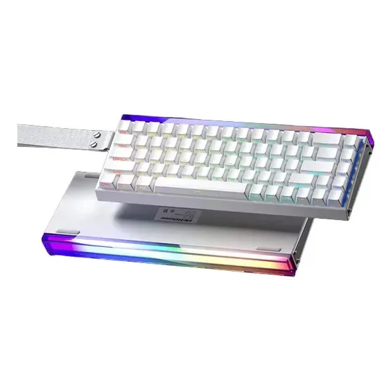 Teclado Magnético Aula Hero68 He 0.01mm Rapid Trigger 8000hz Cor De Teclado Branco Idioma Inglês Us
