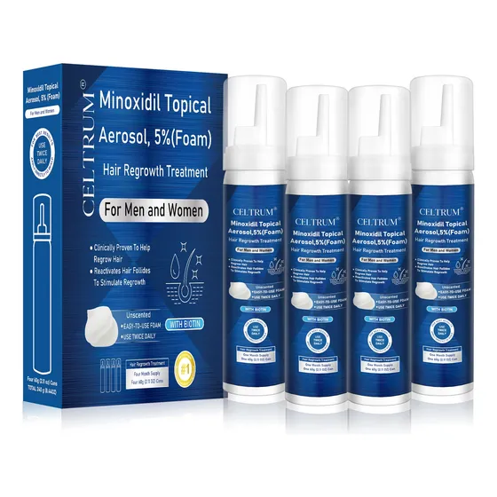 Tratamiento Para El Crecimiento Del Cabello, Espuma De Minox