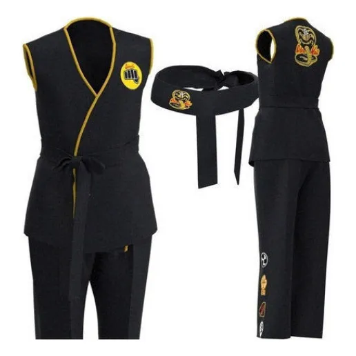 Traje De Taekwondo Karate Kai Cobra Kai Para Cosplay Para Ni