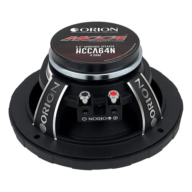 Par De Medios Rangos De 6.5 Pulgadas Orion Hcca64n Color Negro