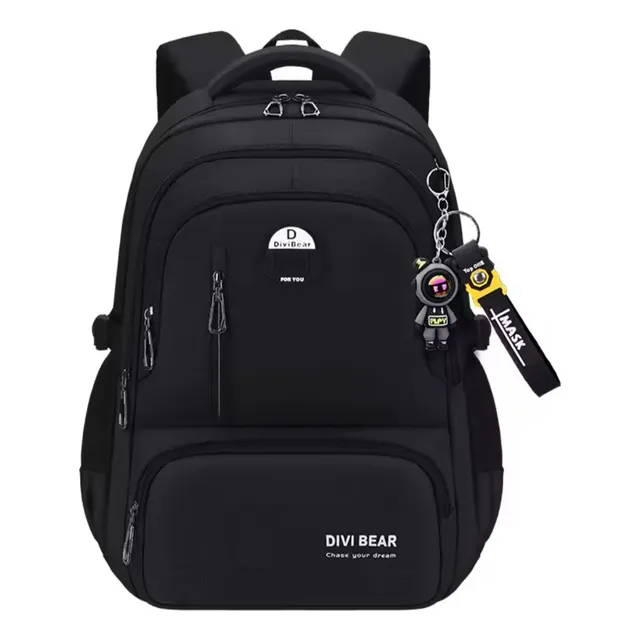 Mochila Liceo Escolar Varón Impermeable De Viaje + Llavero