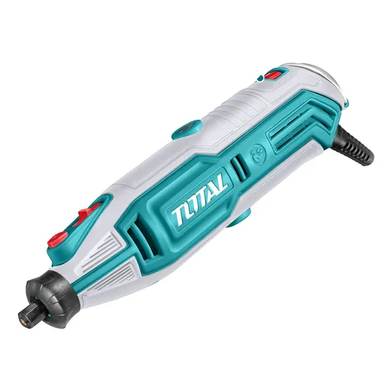 Mini torno Total TG501032 130w tripa flexible 100 Acc malet frecuencia 50Hz potencia 130 w