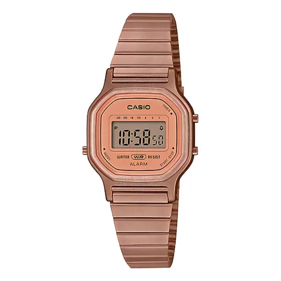 Reloj Casio Mujer Vintage La-11wr Oficial Color De La Malla Rose