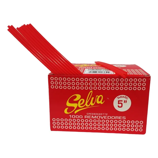 Pitillos Removedor De Café Selva Cajita X 1000uds