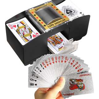 Automático De Cartas De Póquer Barajador De Cartas+poker Set Automático De Cartas De Póquer Barajador De Cartas+poker Set