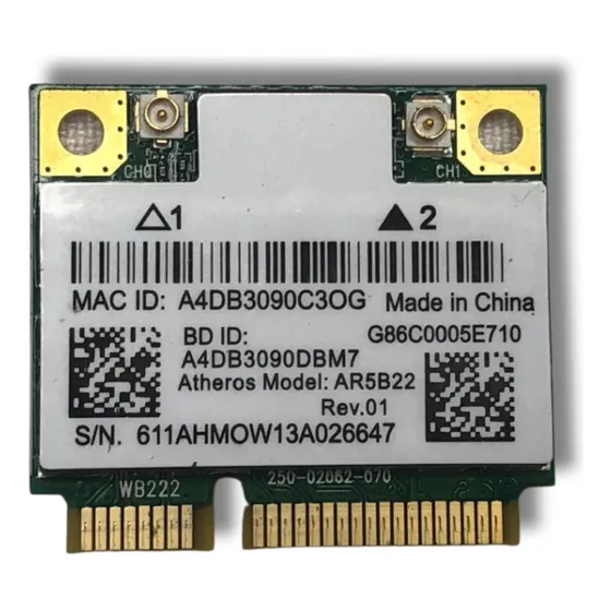 Placa Wifi E Bluetooth De Rede Sem Fio Banda Dupla 5ghz 4.0
