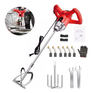 Atverce Mezcladora Eléctrica De Cemento Pintura 6 Velocidades 2500w Atverce Mezcladora Eléctrica De Cemento Pintura 6 Velocidades 2500w