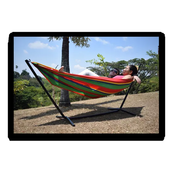 Hamaca +soporte Portatil Desarmable + Estuche + Envio Gratis