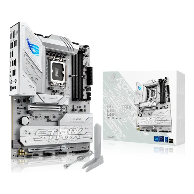 Board Rog Strix B860-a Gaming Wifi (socket Lga 1851) Color Blanco