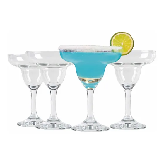 Set 4 Copas Margarita 266ml Línea Cristar