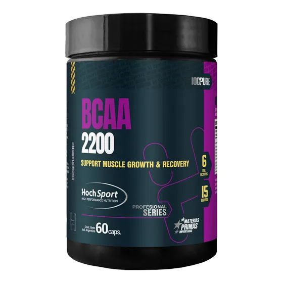 Bcaa 2200 Recuperacion Aminoacidos Resistencia - Hoch Sport Sabor Sin Sabor