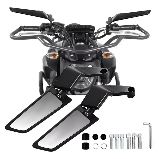 Su Alerones Espejos Motocicleta Invisible Modificado