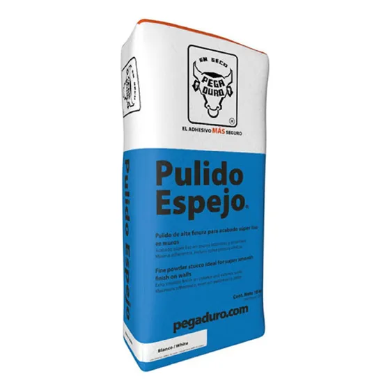 Pulido Espejo Pegaduro. 3 Sacos De  10 Kg
