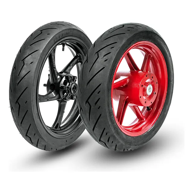 Par Pneus 100/80-17 + 130/70-17 Fazer Cbx Twister Furia G2