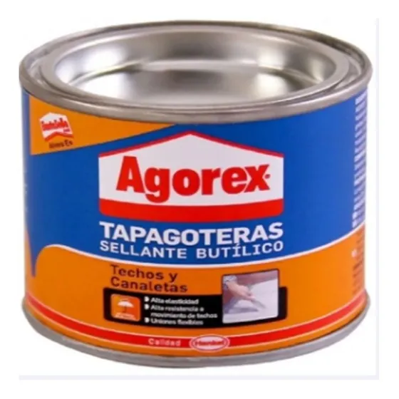 Sellante Butilico Tapagoteras Agorex Tarro 200grs