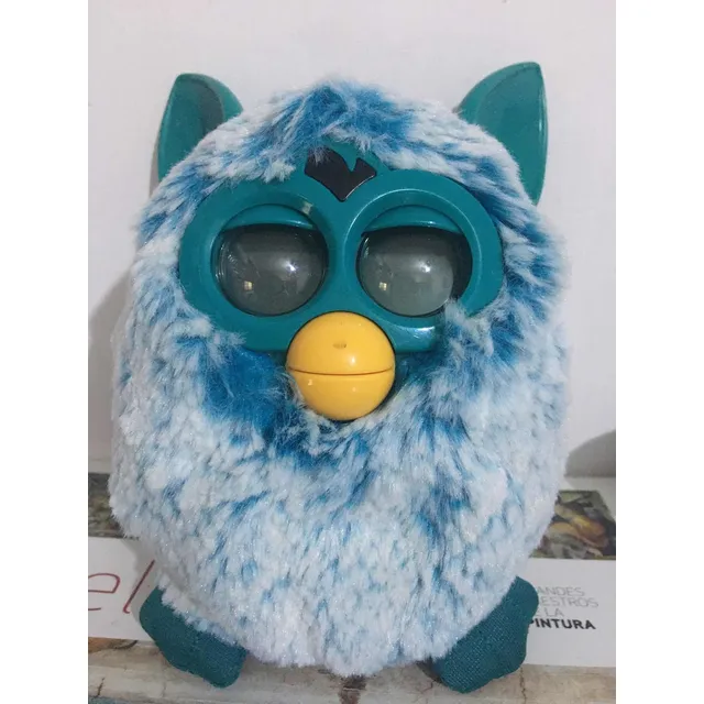 Hasbro Furby Interactivo Gris Y Azul Coleccionable De 16cm