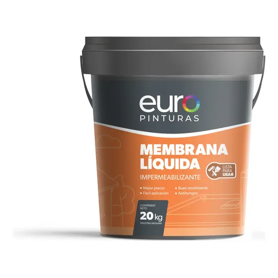 Membrana Líquida 20kg Euro color Gris Satinado | Cuotas sin interés