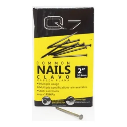 Clavos 2.5'' Cabeza Plana Q7 1kg