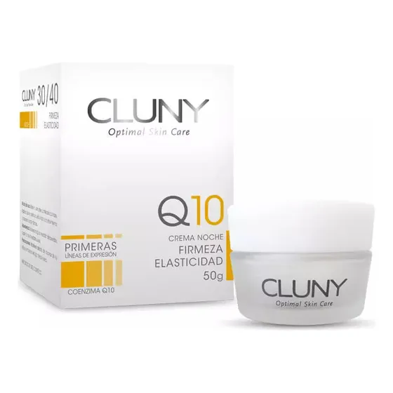 Cluny Crema Q10 De Noche 50ml 30/40 Años