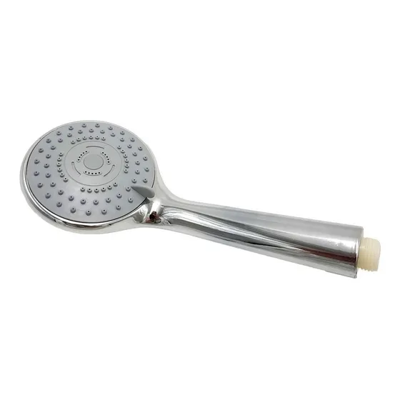 Cabezal De Regadera Ducha Regulable Alta Presión Acabado Cromado Color Plateado
