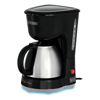 Cafeteira 15 Cafés Jarra Inox Cm15 600w 220v Black&decker Cor Preto Cafeteira 15 Cafés Jarra Inox Cm15 600w 220v Black&decker Cor Preto