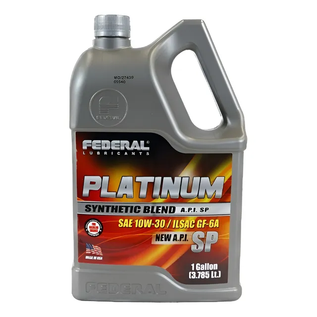Aceite Gasolinero Federal Platinum Syn Blend 10w30sp 4l