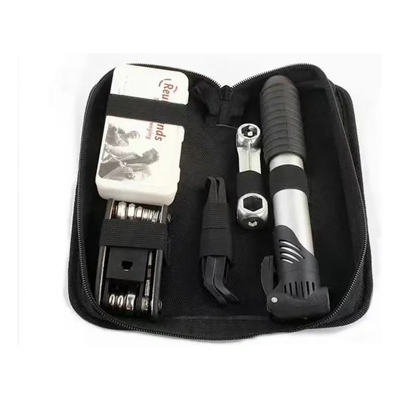 Kit de herramientas para bicicletas, llaves, parche de bomba, reparación de bicicletas