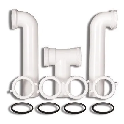 Sifon Doble Para Fregadero 1 1/2 Plastico Prolife Colector