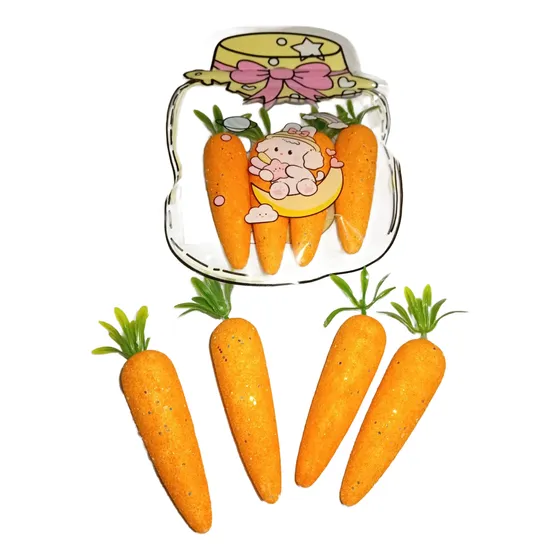 Pascua Conejo Decoración Zanahorias Huevos