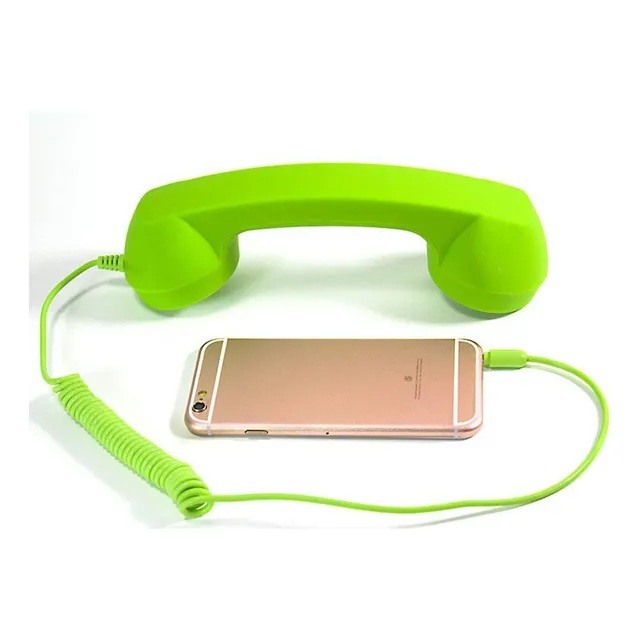 L Aparelho De Telefone Retro Clássico De 3,5 Mm, Mini