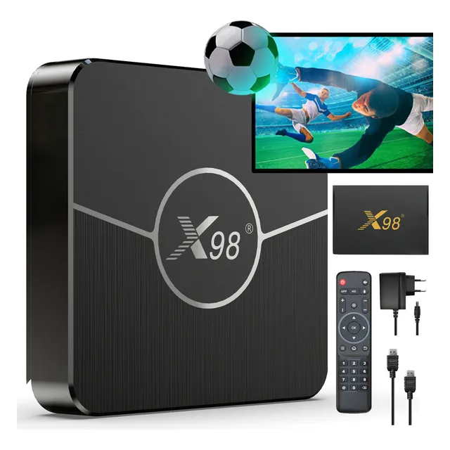 X98plus Convertidor Tv Stick Smart Tv Android Tv Box 4k Android 11 5g Full Hd Wifi De 4 GB+64 GB Full HD Instalación Fácil Android Wi-fi Ethernet Mxhco