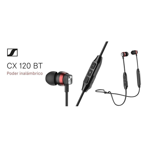 Audifonos In-ear Sennheiser Cx 120bt Wireless