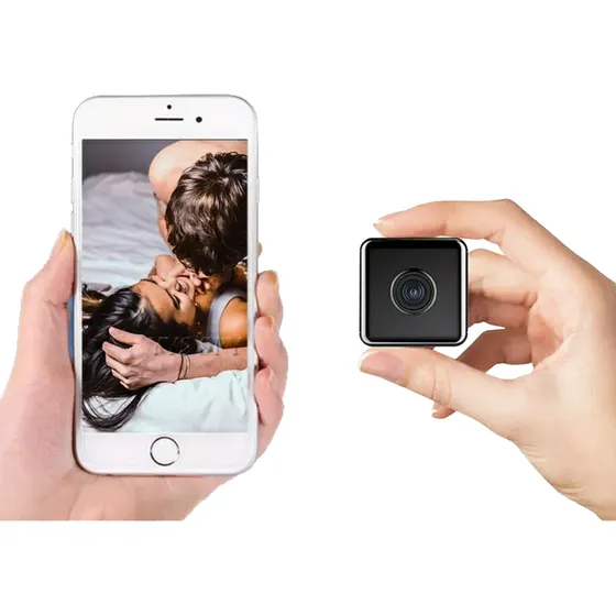 Mini Câmera Wi-fi Transmissão Em Tempo Real