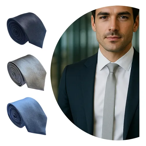 Men's Silk Satin Tie Soft - Watercolor Sunflower Black Flowered