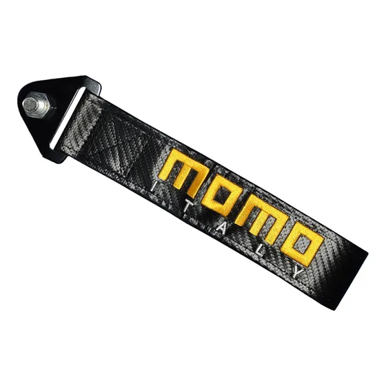 Tow Strap Cinta De Remolque Jdm Momo Fibra De Carbono  