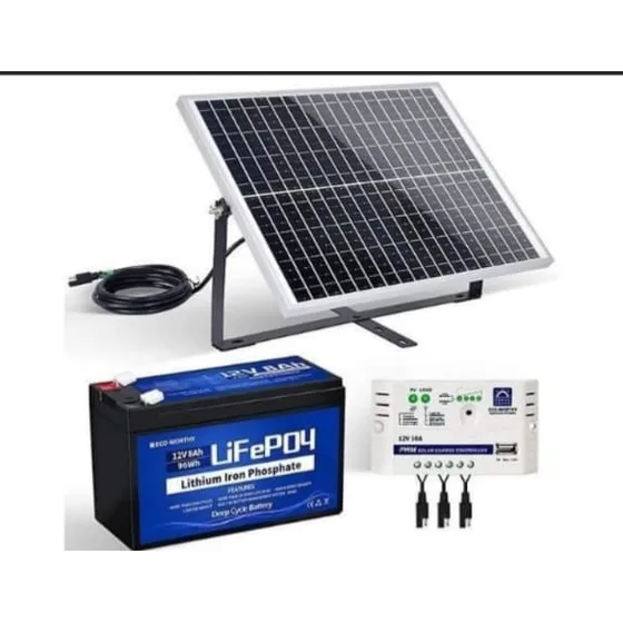 Planta Generador Eléctrico Solar 12v Portatil Camping