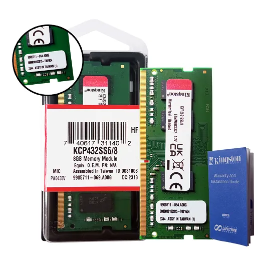 Memoria Ram 8gb 3200mhz Laptop Dd4 Kingston