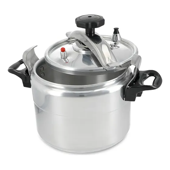 Olla A Presión De Aluminio 10 Litros Wens Color Gris