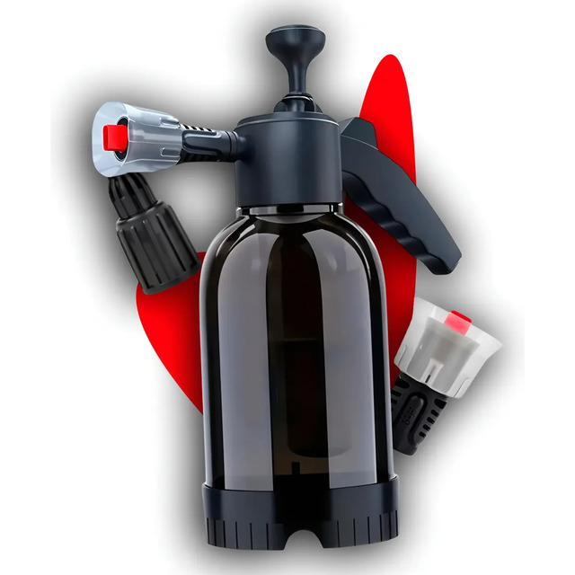 Snow Foam Pulverizador Manual Borrifador Espuma 2l Veículos Preto Snow Foam Pulverizador Manual Borrifador Espuma 2l Veículos Preto