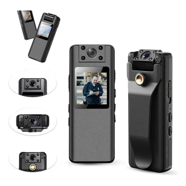 Câmera Espiã Com Tela Display Discreto Infidelidade Body Cam
