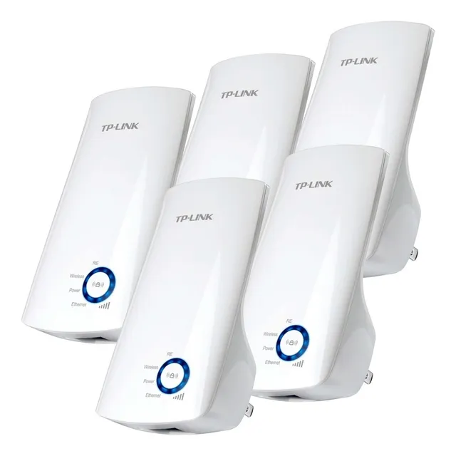 Kit 5 Repetidor Inalambrico Wifi Tp-link Tlwa850re Extensor 