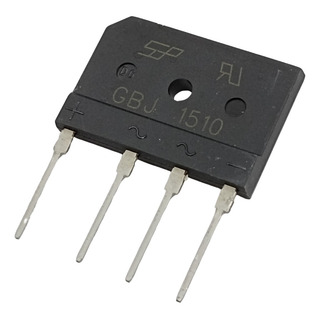 Puente De Diodos Lineal 15a Gbj1510 1510 (5 Piezas) Puente De Diodos Lineal 15a Gbj1510 1510 (5 Piezas)
