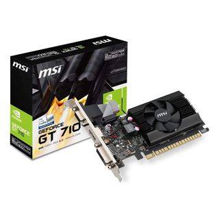 Placa Gráfica Msi Gaming Geforce Gt 710 2gb Gdrr3 64-bit Placa Gráfica Msi Gaming Geforce Gt 710 2gb Gdrr3 64-bit