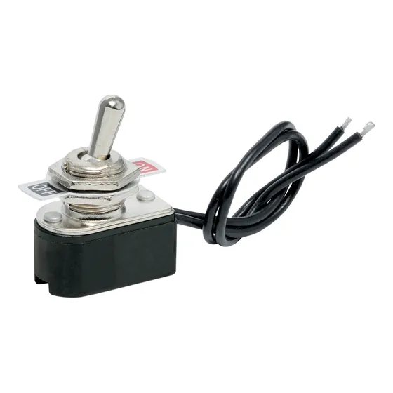 Apagador De Palanca Metal Cable 15cm 6a 127v 136555 Surtek Corriente nominal 6 A