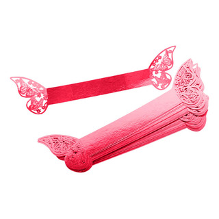 Elegante Juego De Servilleteros De Mariposa Para Decoración Elegante Juego De Servilleteros De Mariposa Para Decoración