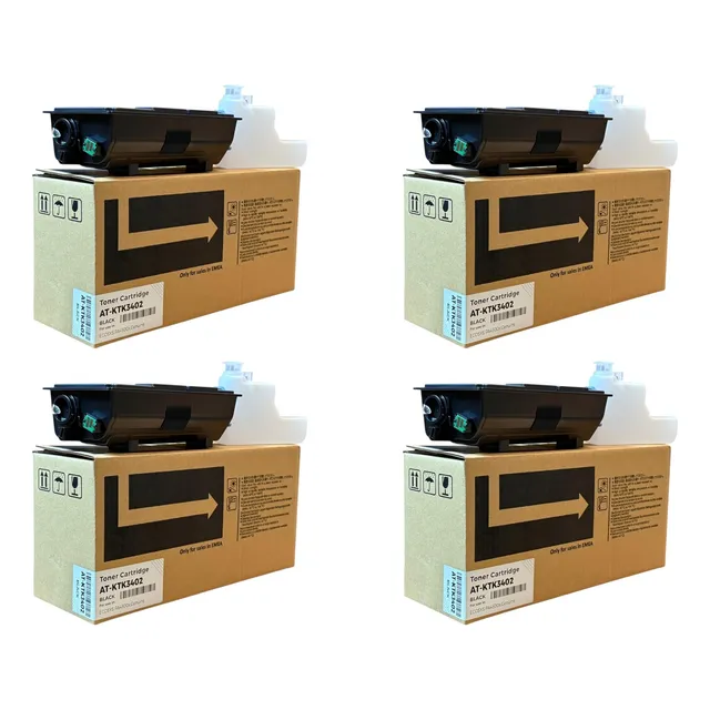 Kit 4 Toner Compatible Kyo Tk-3402 Pa4500x Ma4500x Ma4500